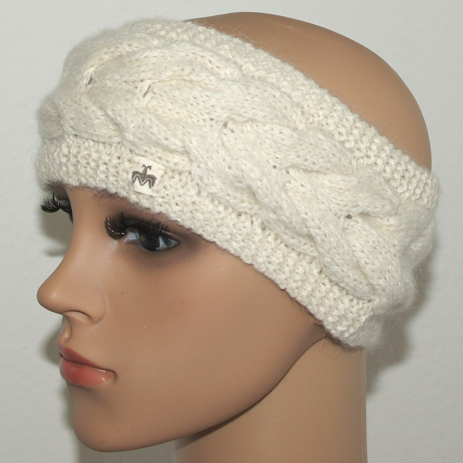 Stirnband/headband ECO, Farbe/colour: weiß/white eco